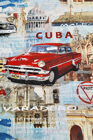 tessuto decorativo CUBA dal design retrò