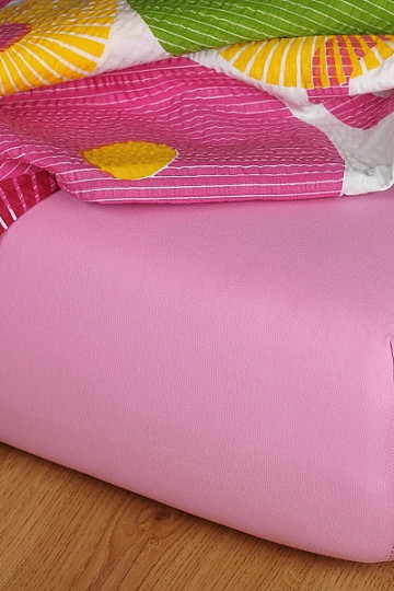 Lenzuolo in jersey colore rosa antico