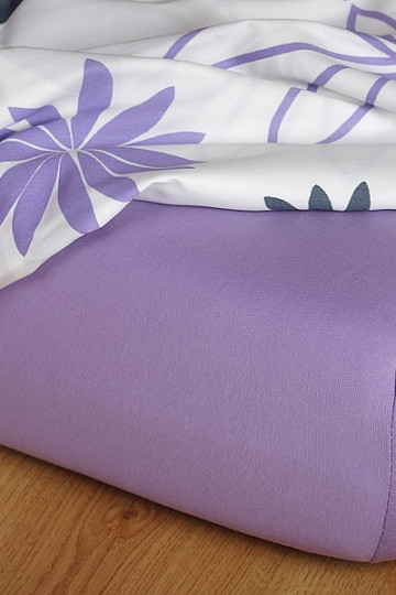 Lenzuolo in jersey colore viola