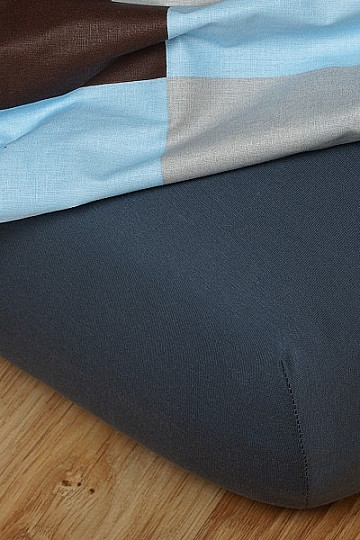Lenzuolo in jersey colore grigio scuro