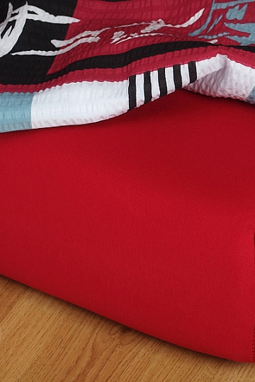 Lenzuolo in jersey colore bordeaux