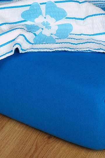 Lenzuolo in jersey colore blu royal