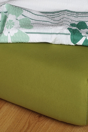 Lenzuolo in jersey colore oliva