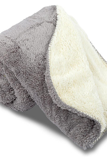 coperta Sheep-sheep 150/200 grigio st./crema