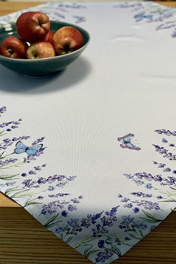 Tovaglie e sciarpe viola Lavanda con papillon