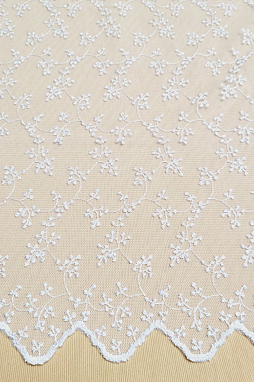 Tenda ricamata di lusso TINY WHITE Twig