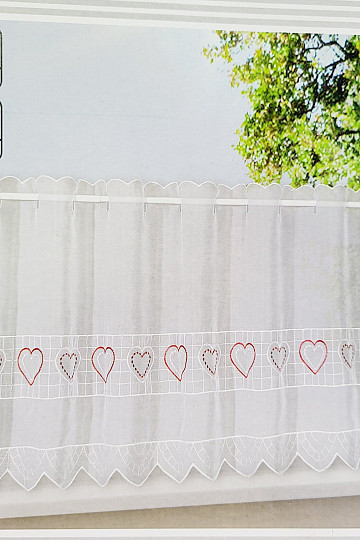 Tenda pronta GERSTER bianco - CUORE