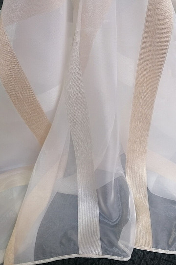 Tenda in voile STRIPES ORO