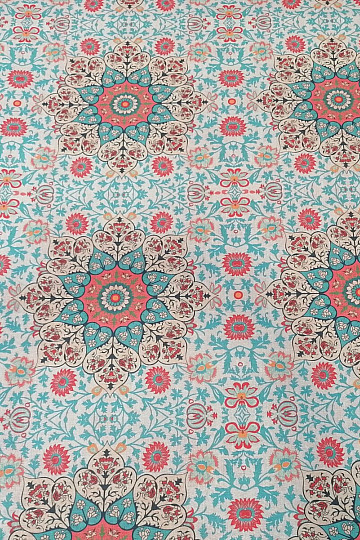 Tessuto decorativo Sayuri turchese
