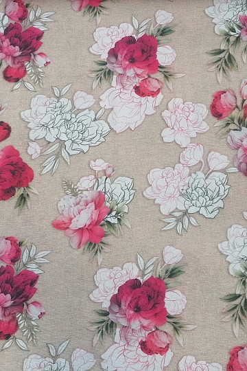 Tessuto decorativo Rosa Geraldine 3D