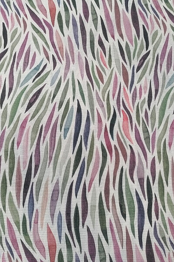 Tessuto decorativo Izaro verde-viola