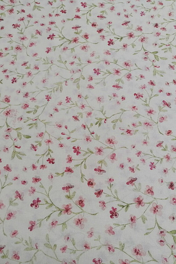 Tessuto di cotone rosa mini sakura