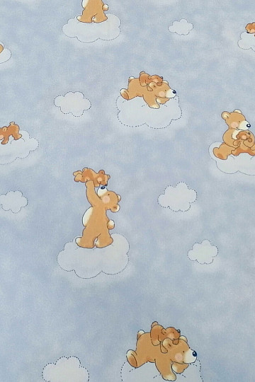 Tessuto decorativo TEDDY BLU