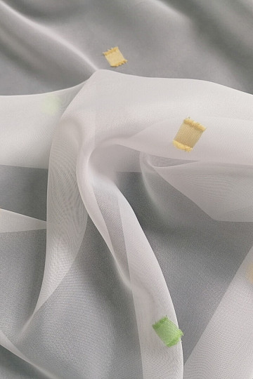 Tenda in voile bianco 9350/300/42