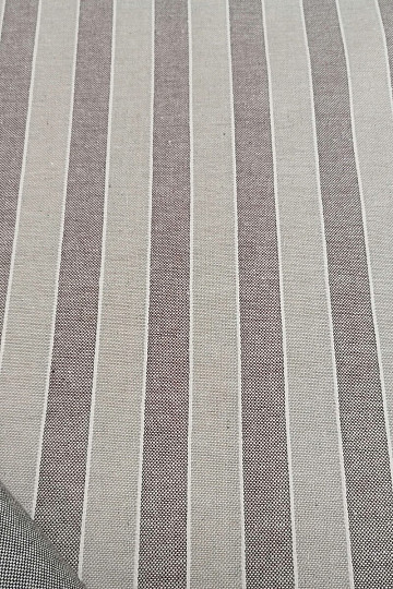 Tessuto decorativo strisce Trebol - marrone 2 cm 55