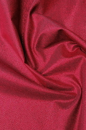 Tessuto per decorazioni natalizie Babbo Natale con lurex bordeaux