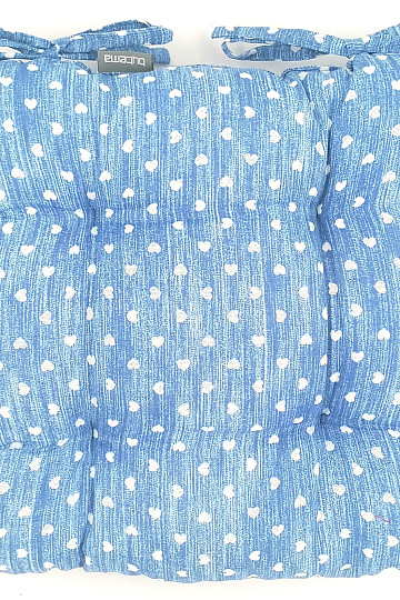 Cuscini per sedia CUORE BLU