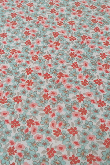 Tessuto di cotone Fiori lilla