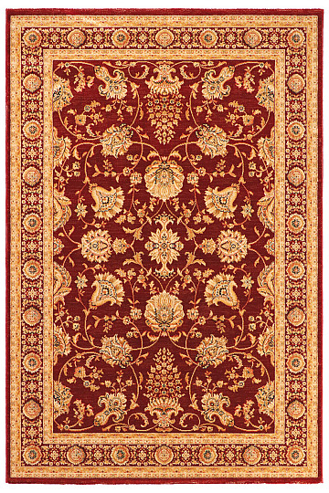 Tappeto di lusso in lana JENEEN 520 bordeaux