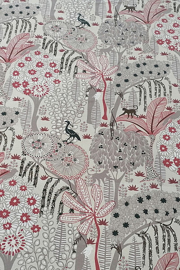 Tessuto di cotone JUNGLE beige