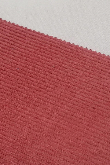 Tessuto di cotone velluto a coste - paprika