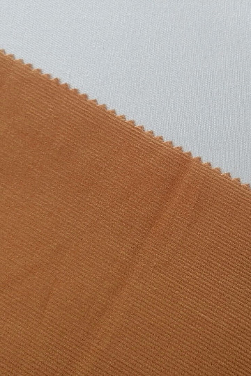 Tessuto di cotone Velluto a coste sottile - cammello