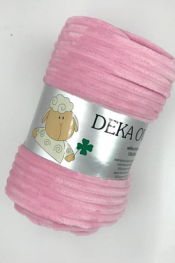 coperta in microfibra EXTRA SOFT SHEEP velluto a coste - rosa