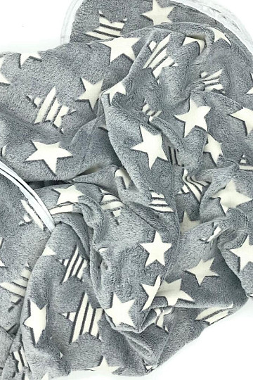Coperta per bambini SHINY grigio