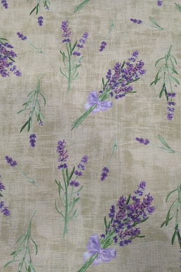 Tessuto decorativo LAVANDA CON FIOCCO
