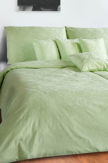 Biancheria da letto damascata BOHEMA SVLAČEC verde