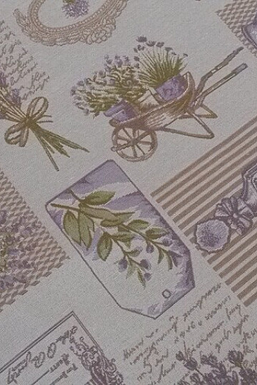 Tovaglia arazzo, scialle LAVANDA