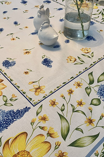 Tovaglia e cerchio FIORI DI PRIMAVERA