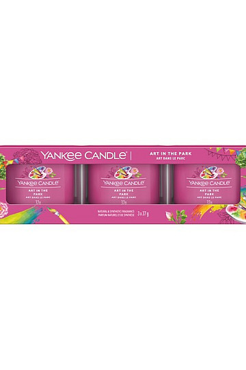 candela YANKEE CANDLE fragranza ART IN THE PARK SET da 3 pezzi