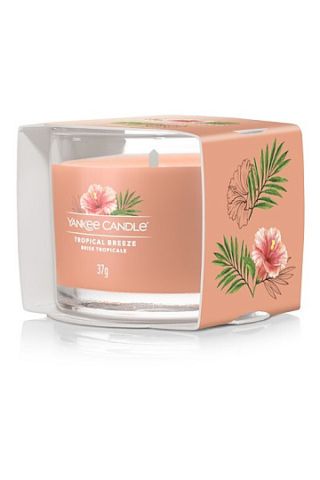candela YANKEE CANDLE fragranza TROPICAL REEZE IN VETRO 37 g