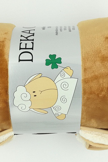 coperta Pecora liscia NOUGAT 150x200
