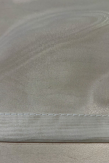 Tenda in voile finita 11101 panna v. 50 cm