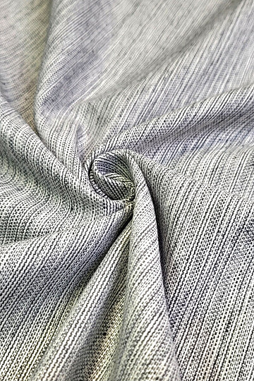 Tessuto decorativo VIRGO GRIS con riflessi bianchi e neri