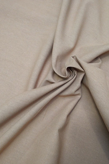 Tessuto in cotone TEINTURE CARAMEL