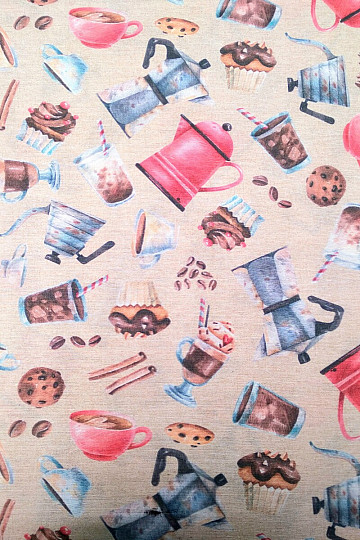 Tessuto decorativo CAFE