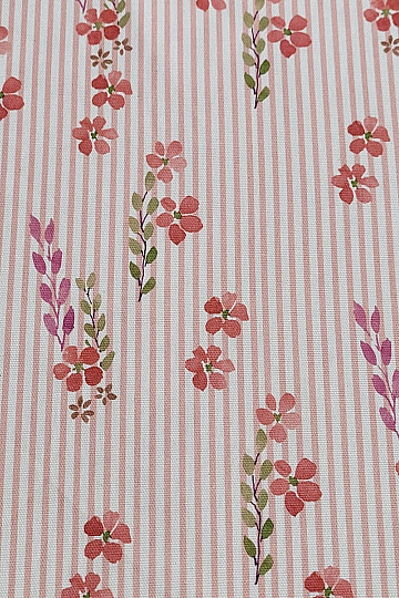 Tessuto decorativo AVIGNON PINK STRIPE