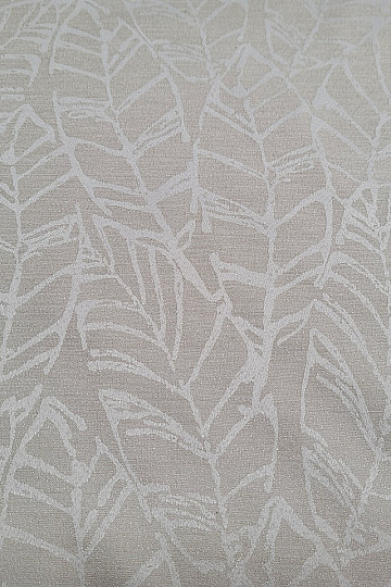 Tessuto decorativo MALVIA foglie CREMA