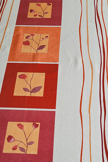Tessuto decorativo ROSA ROSSA