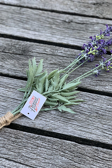 Mazzo di lavanda da giardino 46 cm viola