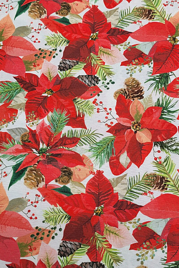 Tessuto decorativo STELLA DI NATALE MIX