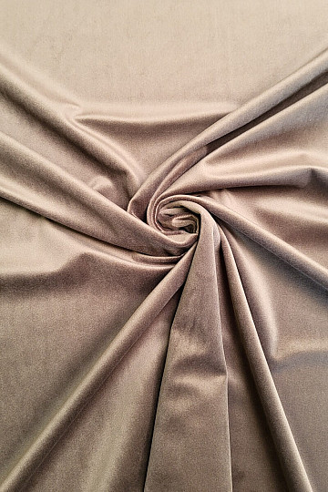 Tessuto decorativo in velluto RIVIERA TAUPE