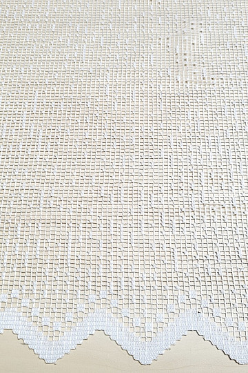 Tenda jacquard V 893 bianca