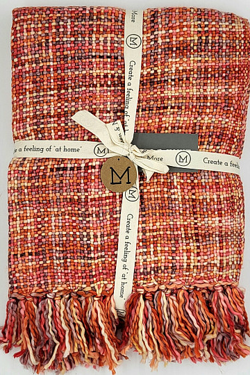 Plaid di lusso YARA RED rosso
