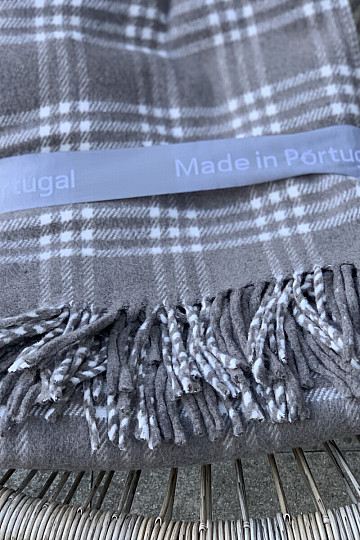 Coperta KÁRO GRIGIO BEIGE