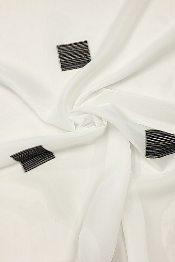 Tenda in voile GERSTER BLACK SQUARE