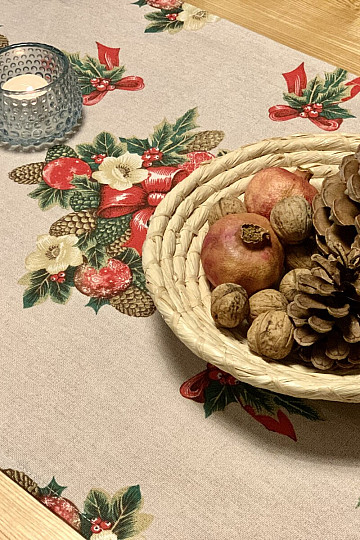 Tovaglia natalizia FOLK CHRISTMAS
